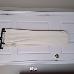Cream Wool Pants